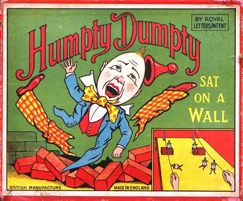 The curse of humpty dumpty advertisement